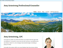 Tablet Screenshot of amyarmstronglpc.com